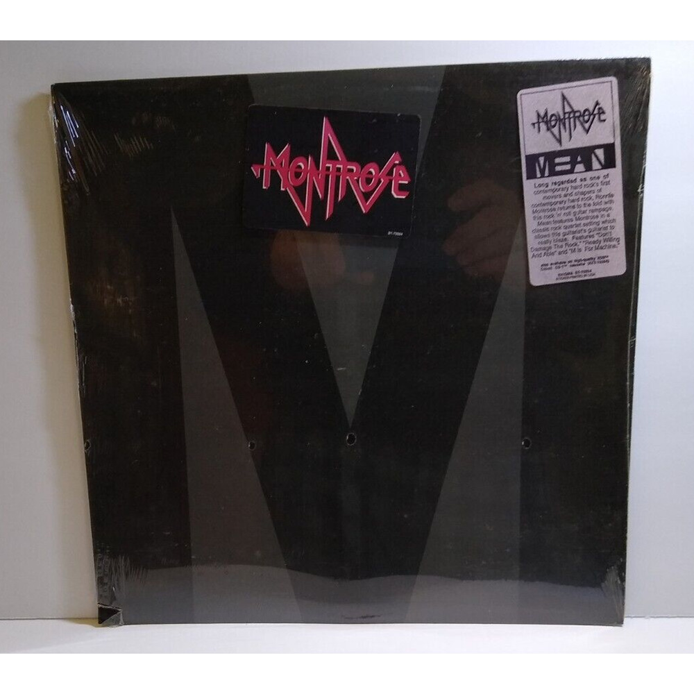 Ronnie Montrose Mean Vinyl LP Record Album Hard Rock Metal Hype Sticker 1987 New